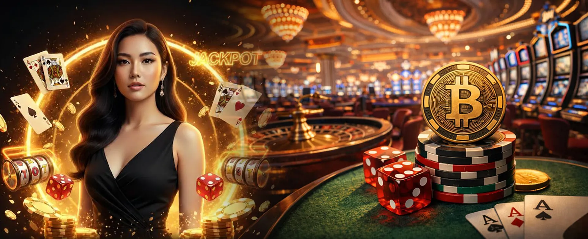Dynamic gaming background with Ninong Gaming link promotion